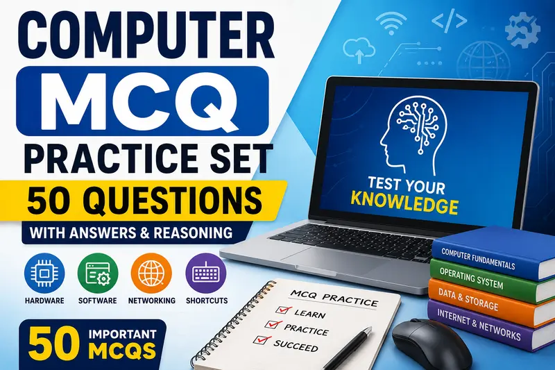 Computer MCQ Practice Set for MPSC, DSC, Meghalaya Jobs