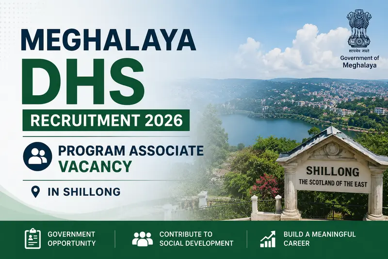 Meghalaya DHS Recruitment 2026 Program Associate Vacancy in Shillong