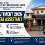 South Garo Hills District Court Recruitment 2026 for System Assistant Post