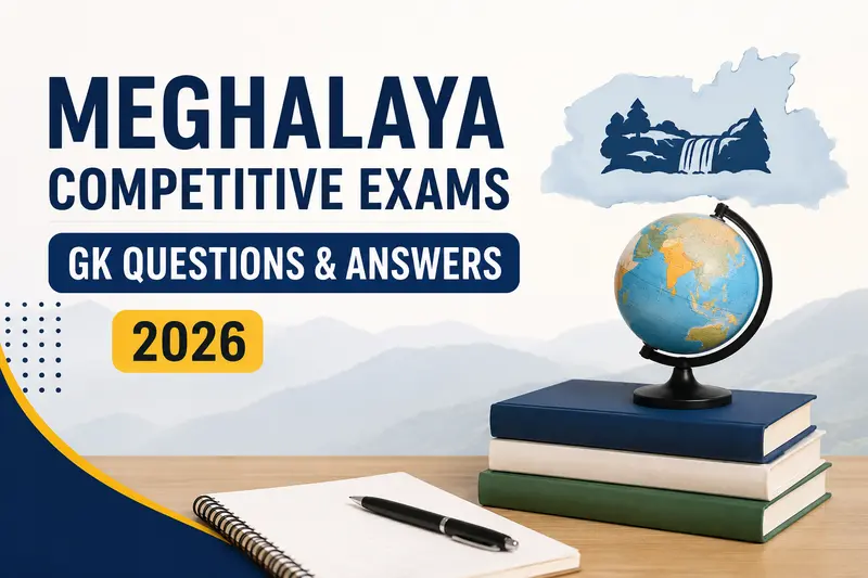 Top 50 General Knowledge Questions and Answers for Meghalaya Job Exams