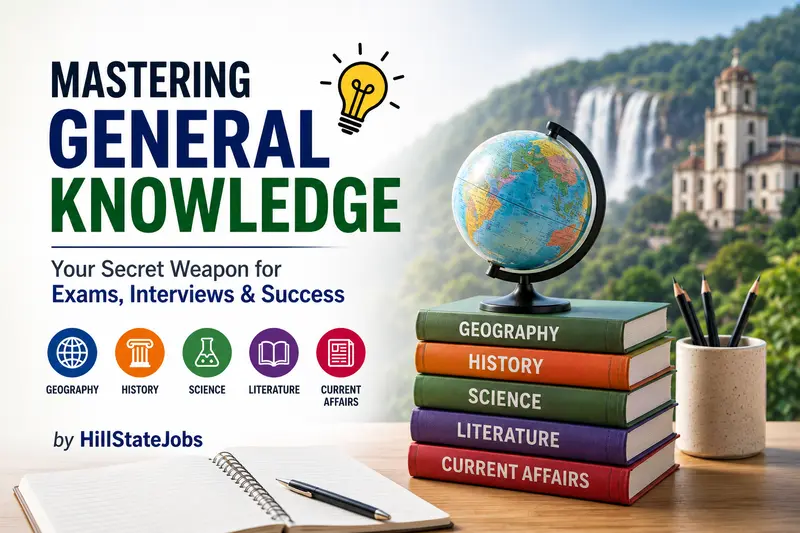 50 Essential GK Questions for MPSC, DSC Exams HillStateJobs Meghalaya
