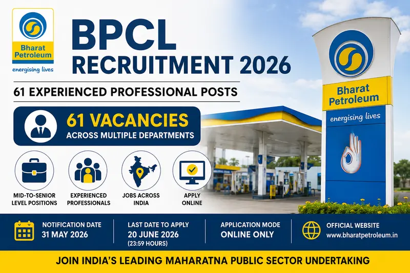 BPCL Recruitment 2026 Notification HillStateJobs Shillong Meghalaya