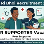 DHS Ri Bhoi Peer Supporter Recruitment 2026 Walk-in Interview on 12 June
