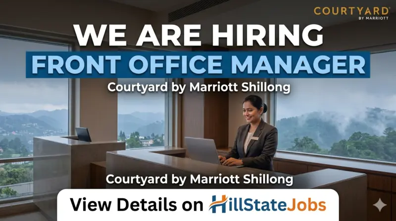 Front Office Manager Job at Courtyard by Marriott Shillong - Apply Now