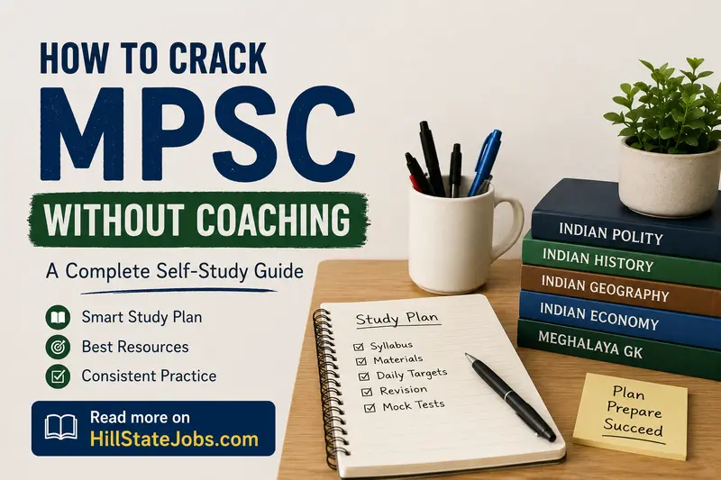 How to Crack MPSC Without Coaching Complete Self Study Guide by HillStateJobs