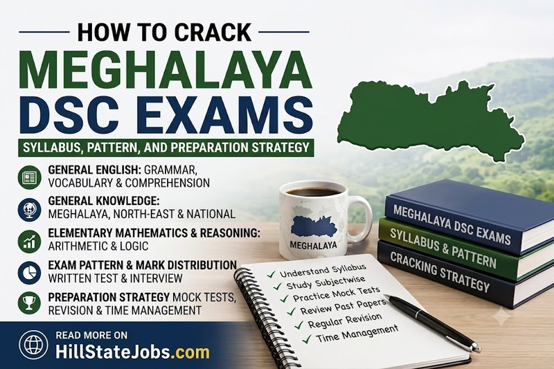 How to Crack Meghalaya DSC Exams Syllabus, Pattern, and Preparation Strategy