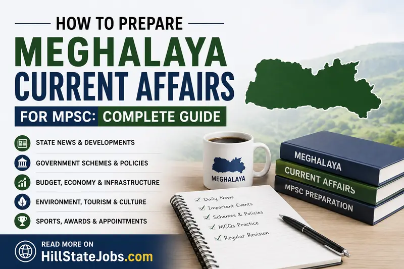How to Prepare Meghalaya Current Affairs for MPSC
