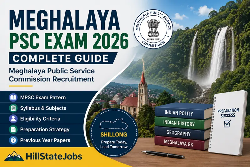Meghalaya PSC Exam 2026 Complete Guide to Preparation