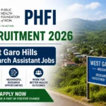 PHFI Meghalaya Recruitment 2026 for 4 Research Assistant Posts in West Garo Hills